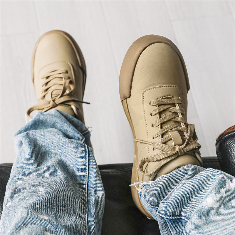 ♛𝔽𝕦𝕤𝕚𝕠𝕟 𝔽𝕠𝕔𝕦𝕤☢︎ꜱᴋᴀᴛᴇ ꜱʜᴏᴇꜱ ♜✽𝟤𝟢𝟤𝟧✽春夏新款 ins奶油風休閒鞋 中性男女款 ʏʜ𝟤𝟣𝟤