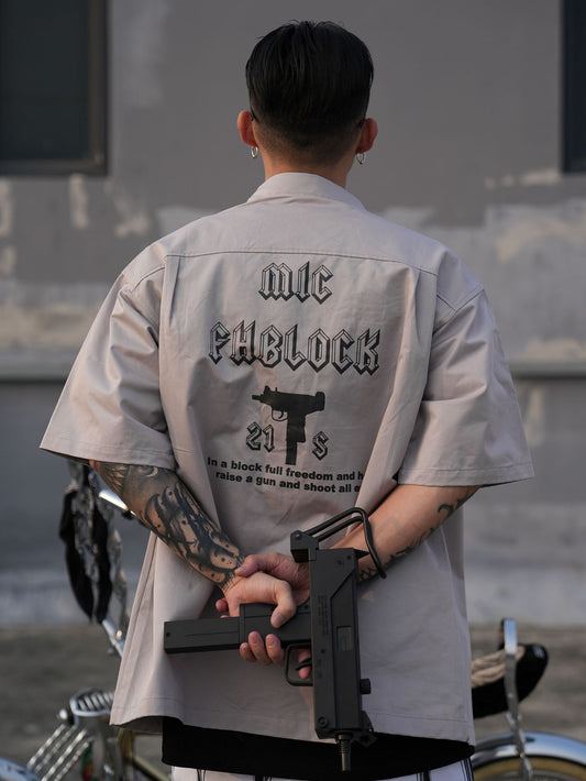 𝔽𝕦𝕤𝕚𝕠𝕟 𝔽𝕠𝕔𝕦𝕤 -ᴄʜɪᴄᴀɴᴏ♠︎悍匪♠︎ 美式嘻哈經典烏茲衝鋒重磅工裝