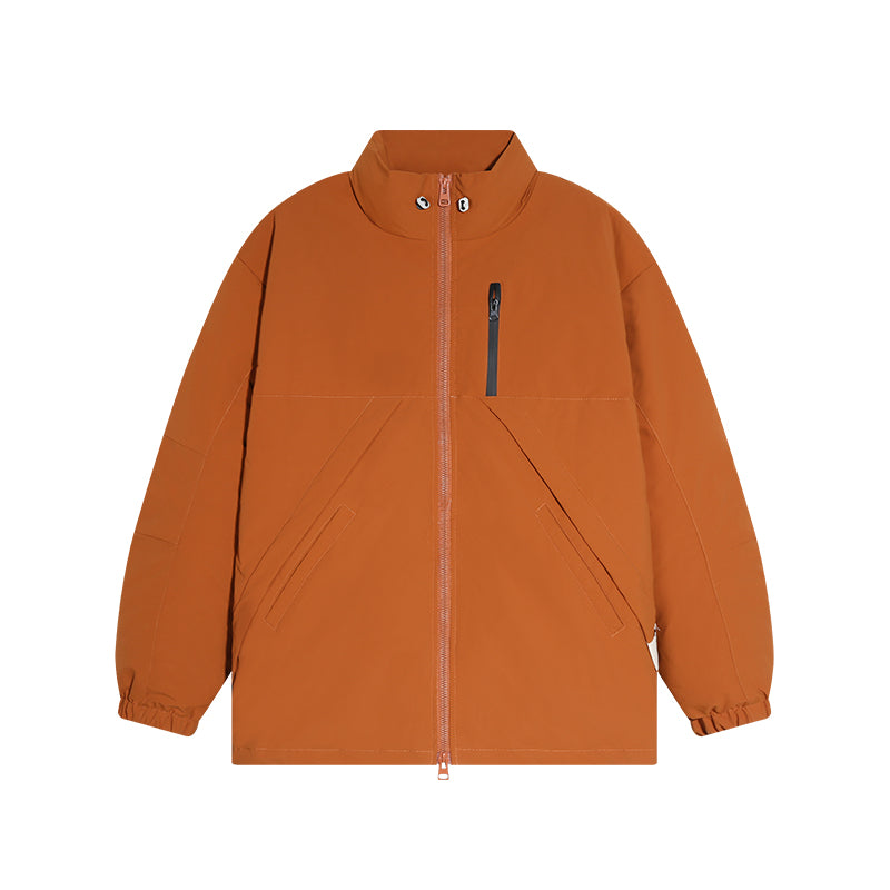 snɔoɟ uoı̣snɟ - 美式黑色短款羽绒服冬季2025新款潮牌休閒寬鬆潮流外套秋冬款 FG-369