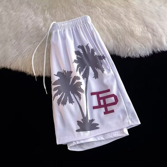 🔆𝔽𝕦𝕤𝕚𝕠𝕟 ☀ 𝔽𝕠𝕔𝕦𝕤 🔆夏季美式假两件不過膝四分籃球短褲