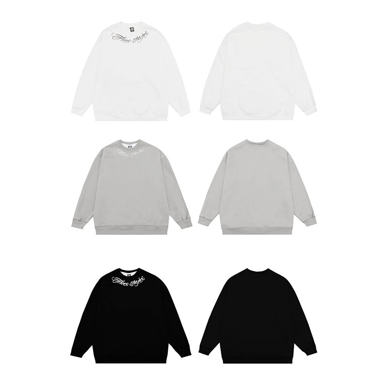 𝔽𝕦𝕤𝕚𝕠𝕟 𝔽𝕠𝕔𝕦𝕤-ᴄʜɪᴄᴀɴᴏ♠︎悍匪♠︎ 奇卡諾chicano花體字加厚大學T