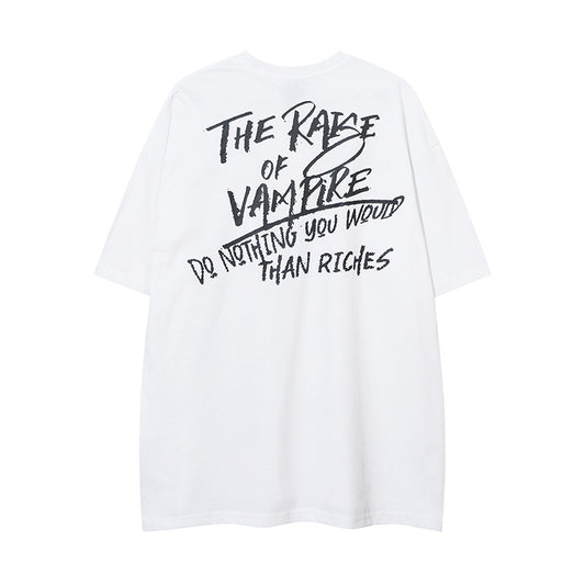 𝕃oose 𝔽it ☞𝟤𝟢𝟤𝟧 ☜美式復古趣味狗圖案男女中性T-Shirt上衣 FY36