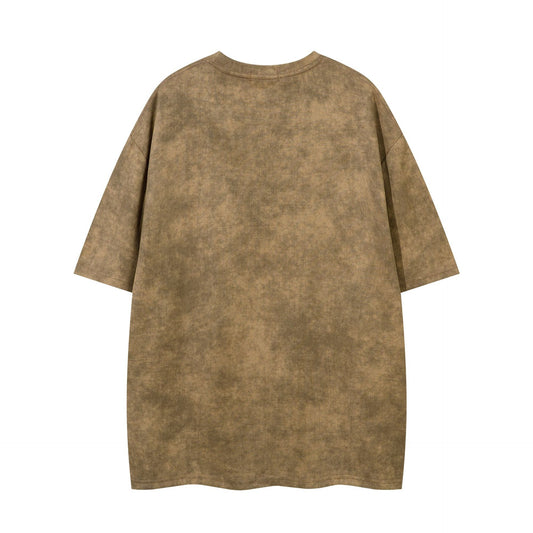 𝕃oose 𝔽it ☞𝟤𝟢𝟤𝟧 ☜美式復古數字圖案風格男女中性 T-Shirt寬版上衣 JK55