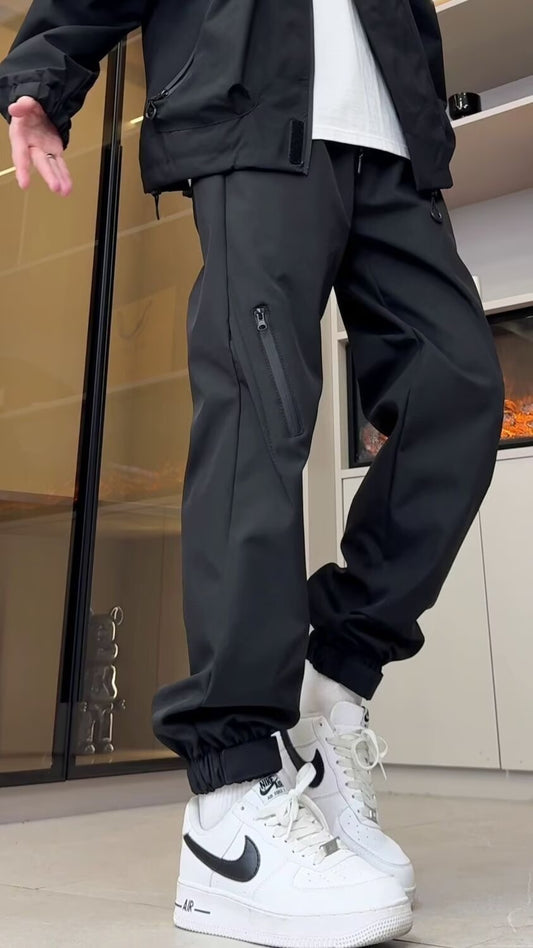 𖥟 𝔽𝕦𝕤𝕚𝕠𝕟 𝔽𝕠𝕔𝕦𝕤 ▓ 𝖜𝖔𝖗𝖐 𝖈𝖑𝖔𝖙𝖍𝖊𝖘 𖢘美式工裝褲新款潮牌寬鬆大碼休閒褲户外拉鏈設計機能衝鋒褲 D-20