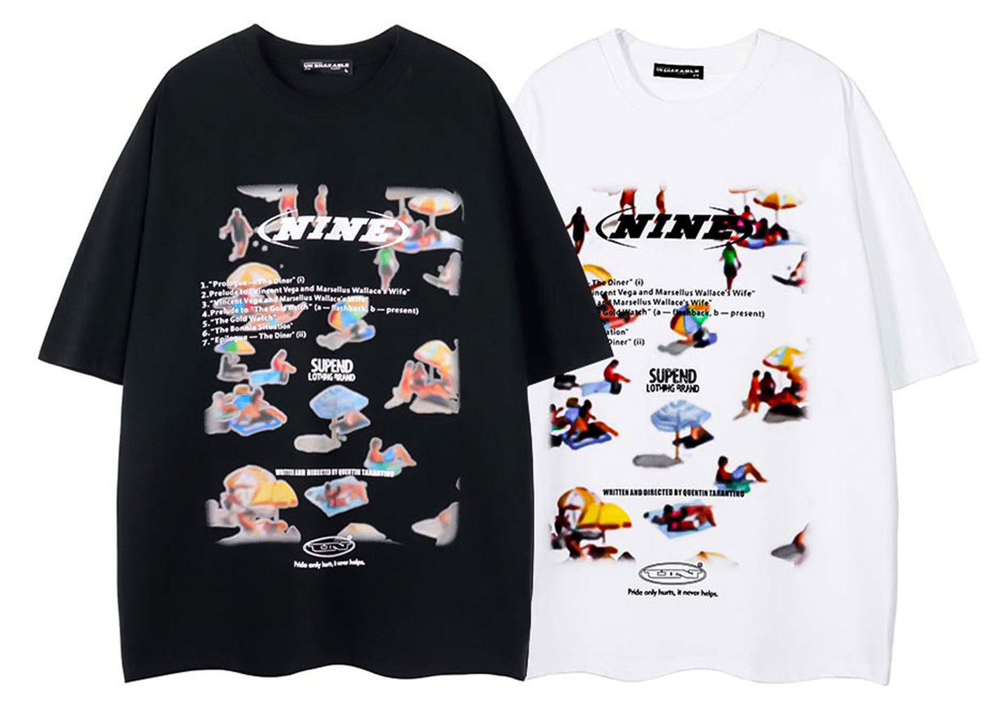 𝕃oose 𝔽it ☞𝟤𝟢𝟤𝟧 ☜美式復古字母印花圓領T-Shirt寬版上衣 SC-5