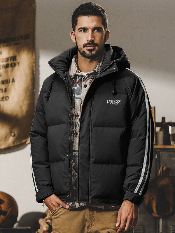 snɔoɟ uoı̣snɟ - 美式復古羽绒服冬季戶外休閒保暖加厚鴨绒麵包外套秋冬款 FG-341