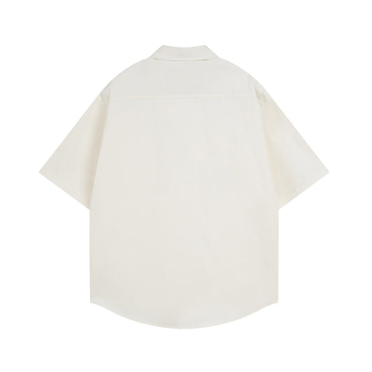 𝕃oose 𝔽it ☞𝟤𝟢𝟤𝟧 ☜美式復古電影圖案印花百搭休閒寬鬆襯衫 N-140