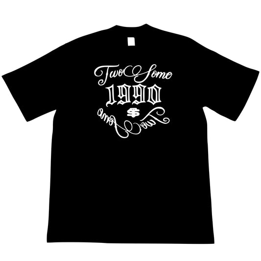 𝔽𝕦𝕤𝕚𝕠𝕟 𝔽𝕠𝕔𝕦𝕤-ᴄʜɪᴄᴀɴᴏ♠︎悍匪♠︎ 美式哥德草寫1990寬鬆短袖