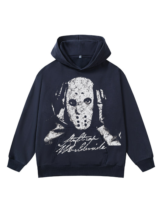 ♛𝔽𝕦𝕤𝕚𝕠𝕟 𝔽𝕠𝕔𝕦𝕤 ♛410G重磅水洗美式復古連帽大學T FZ- 72