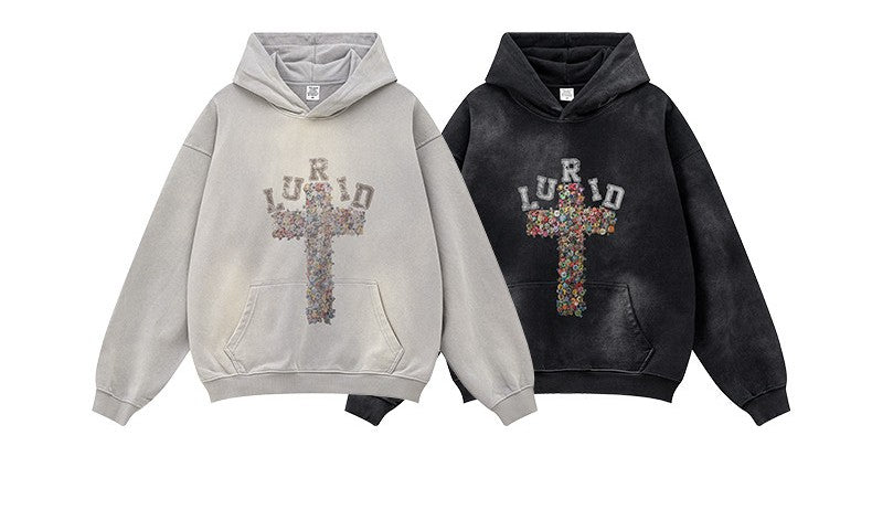 ♛𝔽𝕦𝕤𝕚𝕠𝕟 𝔽𝕠𝕔𝕦𝕤 ♛2025秋冬高磅復古水洗印花帽T 525