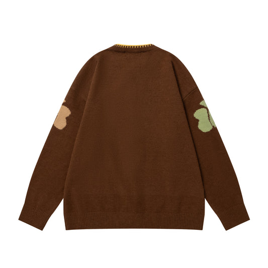 ⓀⓃⒾⓉ𒉽2025秋冬蝴蝶圖案百搭針織外套 Y-08