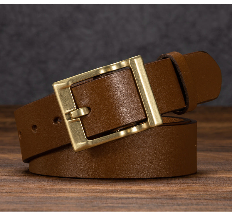 𝗕𝗘𝗟𝗧 復古男款合金扣真皮簡約真皮腰帶02