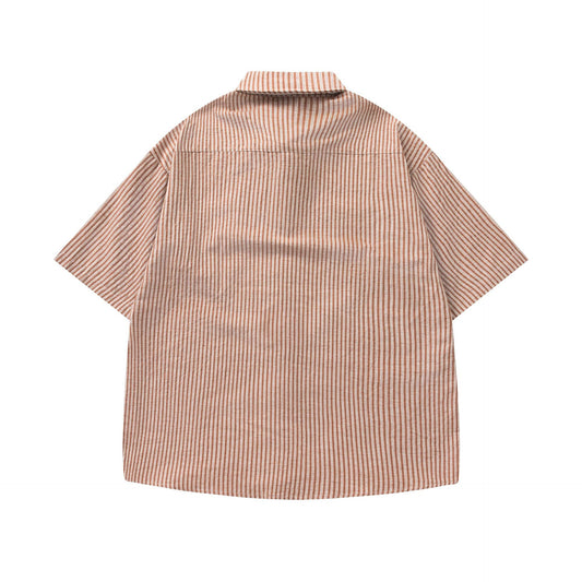 𝕃oose 𝔽it ☞𝟤𝟢𝟤𝟧 ☜領帶系列學院風條紋襯衫 RF-41