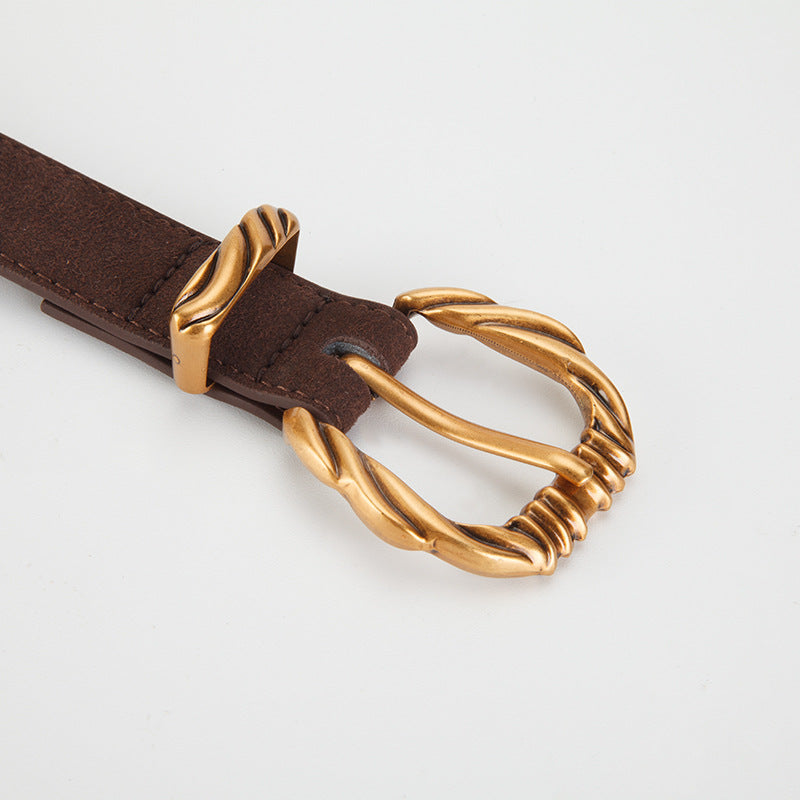 𝗕𝗘𝗟𝗧女款合金扣牛皮簡約腰帶款 43
