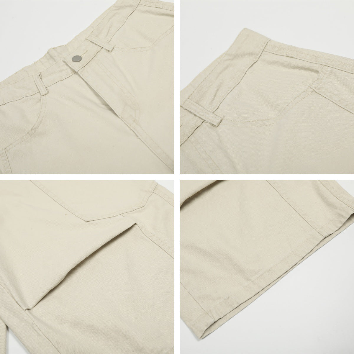 𖥟𝕽𝖊𝖑𝖆𝖝𝖊𝖉 𝖋𝖎𝖙 ☞美式復古工裝七分褲G-51