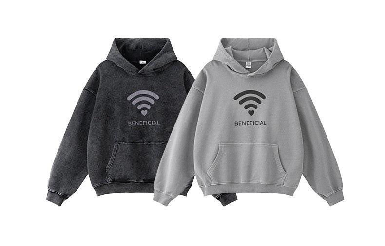 ♛𝔽𝕦𝕤𝕚𝕠𝕟 𝔽𝕠𝕔𝕦𝕤 ♛2025秋冬高磅復古水洗印花帽T 5-67