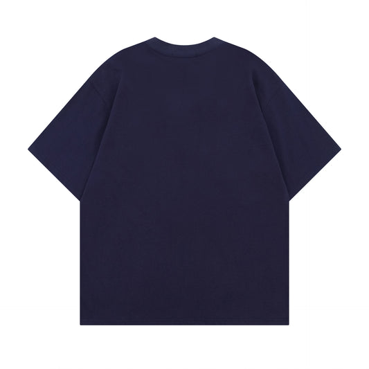 𝕃oose 𝔽it ☞𝟤𝟢𝟤𝟧 ☜慵懶風領巾拼接圓領寬版上衣TH-8