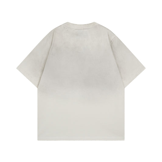 𝕃oose 𝔽it ☞𝟤𝟢𝟤𝟧 ☜美式復古設計感字母圖 男女中性 T-Shirt寬版上衣 NT-224