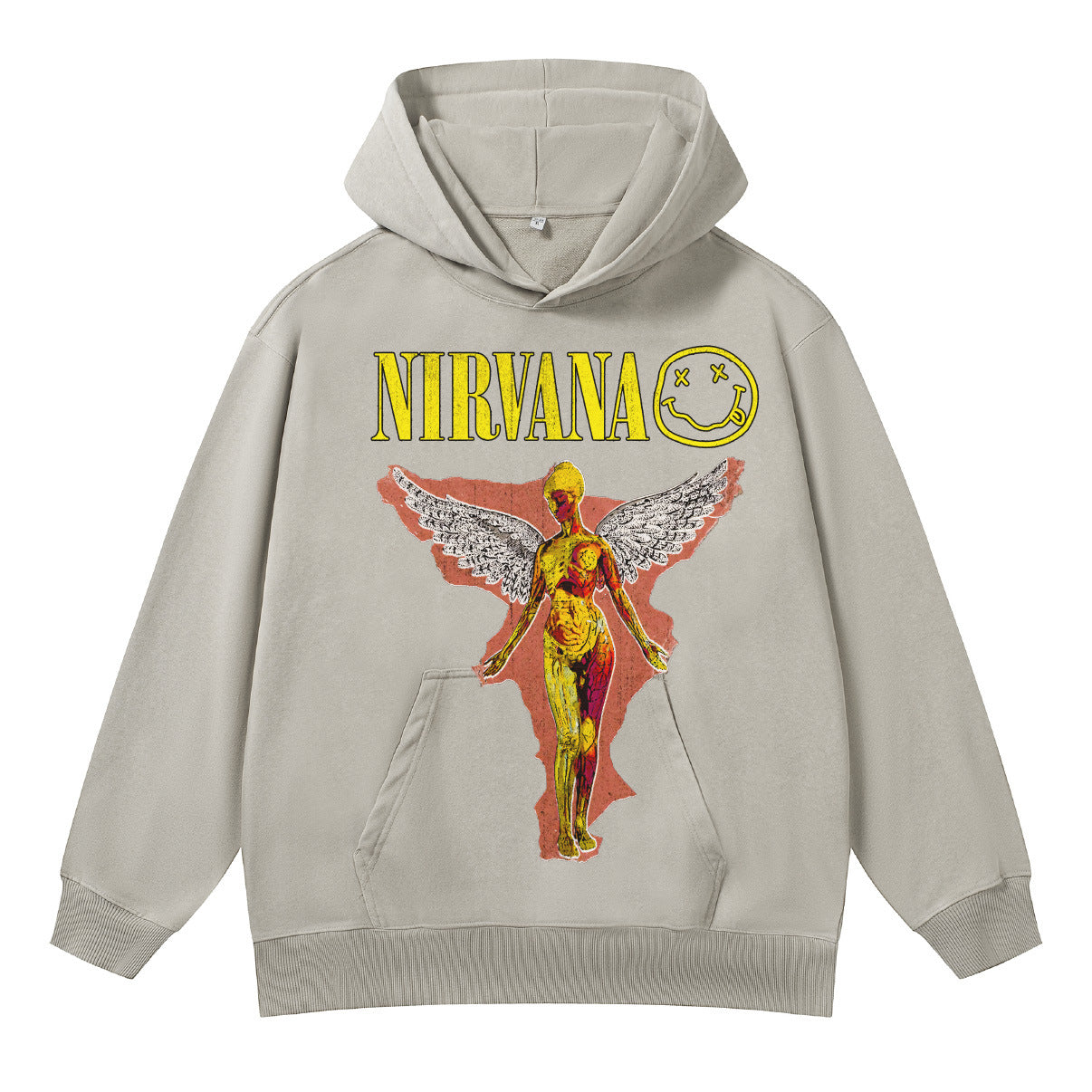 ♛𝔽𝕦𝕤𝕚𝕠𝕟 𝔽𝕠𝕔𝕦𝕤 ♛410G重磅水洗美式復古落肩連帽大學T FZ-30