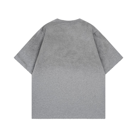 𝕃oose 𝔽it ☞𝟤𝟢𝟤𝟧 ☜美式復古水洗字母印花設計感風格男女中性 T-Shirt寬版上衣 NT-2