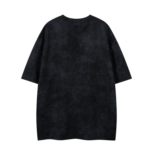 𝕃oose 𝔽it ☞𝟤𝟢𝟤𝟧 ☜美式復古數字圖案風格男女中性 T-Shirt寬版上衣 JK55