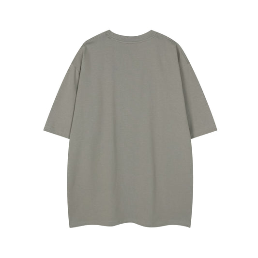 𝕃oose 𝔽it ☞𝟤𝟢𝟤𝟧 ☜美式復古字母印花圓領T-Shirt寬版上衣D-91