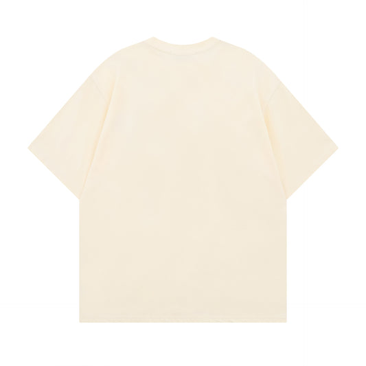 𝕃oose 𝔽it ☞𝟤𝟢𝟤𝟧 ☜慵懶風領巾拼接圓領寬版上衣TH-8