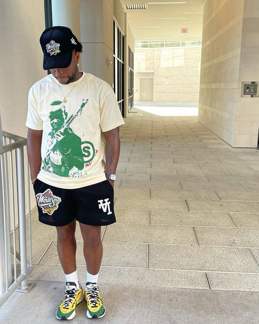 🔆𝔽𝕦𝕤𝕚𝕠𝕟 ☀ 𝔽𝕠𝕔𝕦𝕤 🔆美式棒球大聯盟潮牌AL短褲休閒運動超透氣四分褲沙灘褲男(6色)