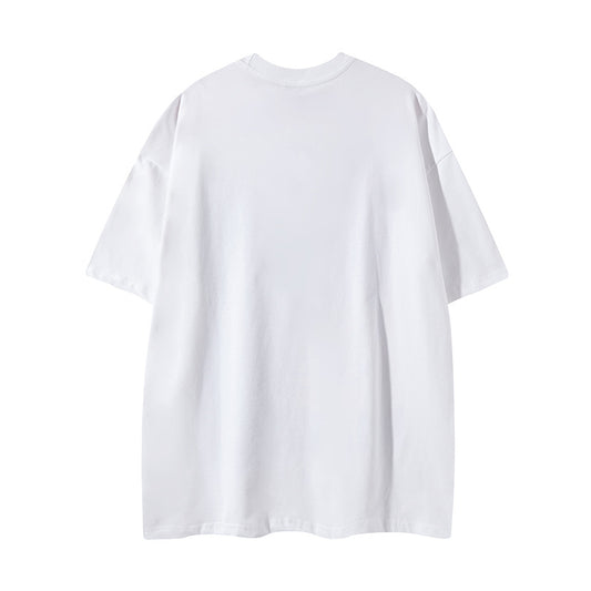 𝕃oose 𝔽it ☞𝟤𝟢𝟤𝟧 ☜美式復古貓狗印花風格男女中性 T-Shirt寬版上衣 FY58