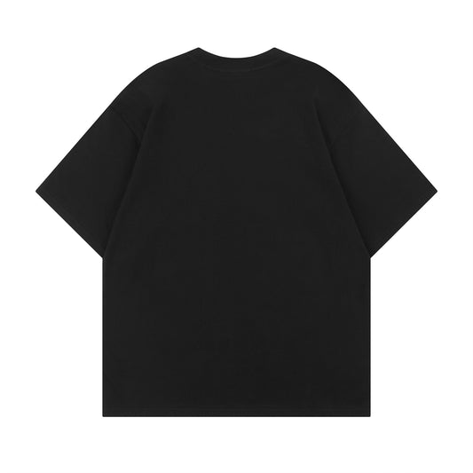 𝕃oose 𝔽it ☞𝟤𝟢𝟤𝟧 ☜美式復古海星刺繡圓領寬版上衣 T-72