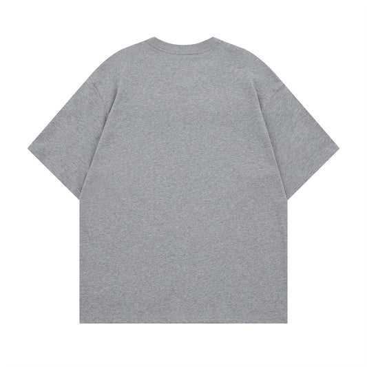 𝕃oose 𝔽it ☞𝟤𝟢𝟤𝟧 ☜美式復古人像印花圓領男女中性 T-Shirt寬版上衣 TH-116