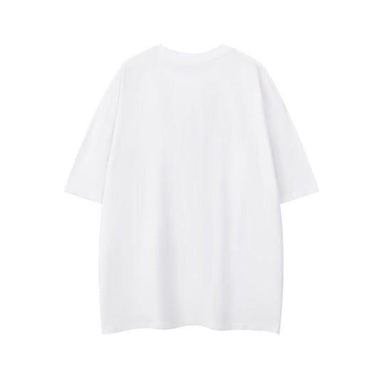 𝕃oose 𝔽it ☞𝟤𝟢𝟤𝟧 ☜美式復古字母印花圓領T-Shirt寬版上衣 SC-5