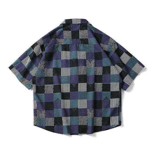 𝕃oose 𝔽it ☞𝟤𝟢𝟤𝟧 ☜日式古著民族風休閒寬鬆襯衫 PZ-0