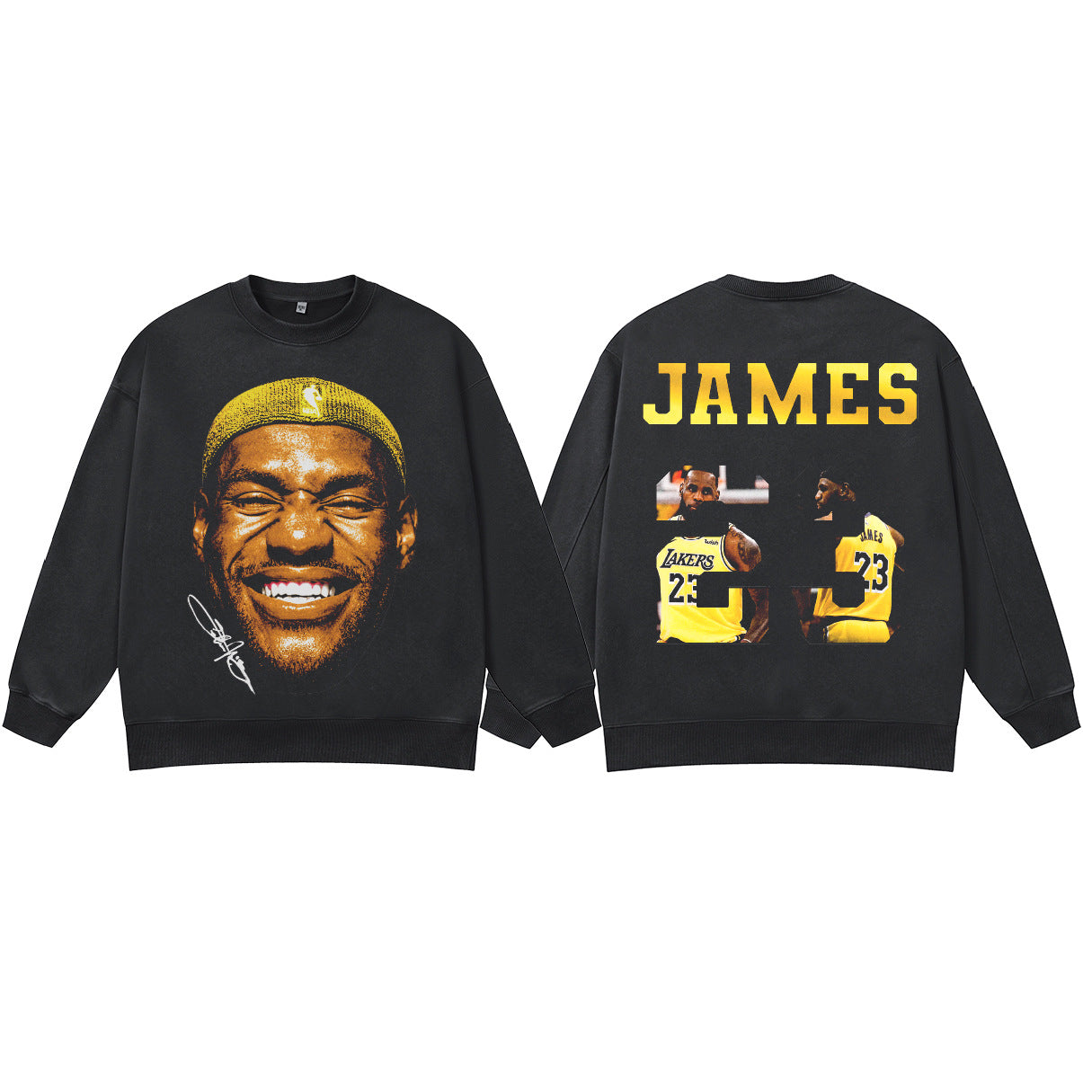 ♛𝔽𝕦𝕤𝕚𝕠𝕟 𝔽𝕠𝕔𝕦𝕤 ♛410G重磅水洗美式復古圓領厚T GH-44