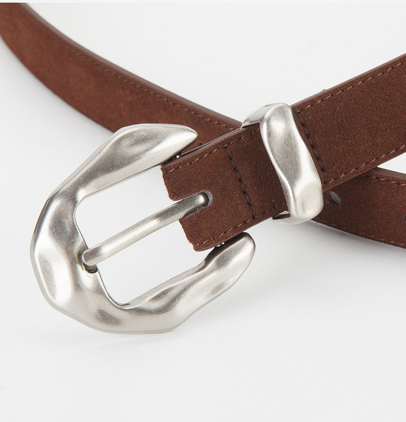 𝗕𝗘𝗟𝗧復古女款合金扣真皮簡約腰帶款 32