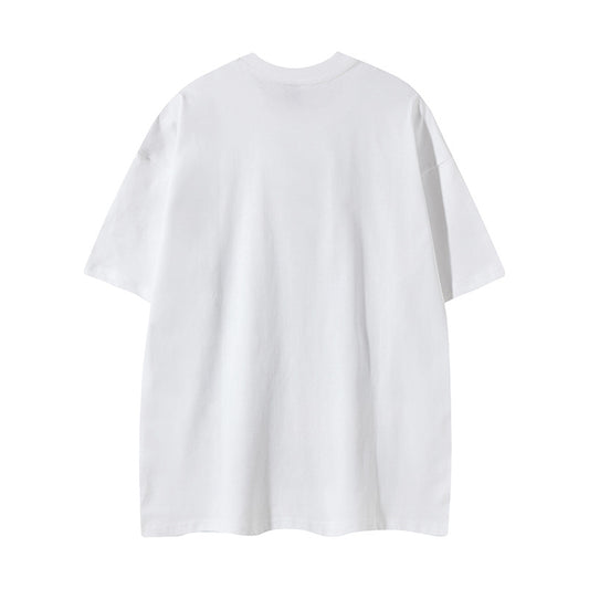 𝕃oose 𝔽it ☞𝟤𝟢𝟤𝟧 ☜美式復古印花字母寬版上衣F-82