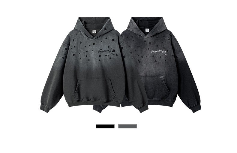 ♛𝔽𝕦𝕤𝕚𝕠𝕟 𝔽𝕠𝕔𝕦𝕤 ♛2025秋冬硬挺重磅復古水洗印花帽T G-87