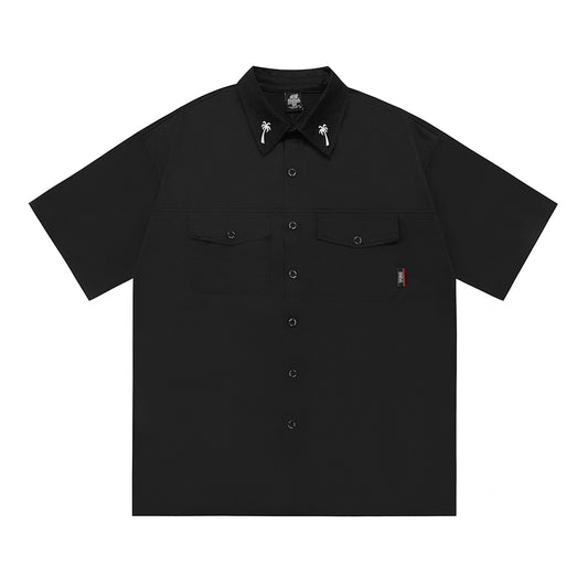 CW 小丑繡花工裝襯衫