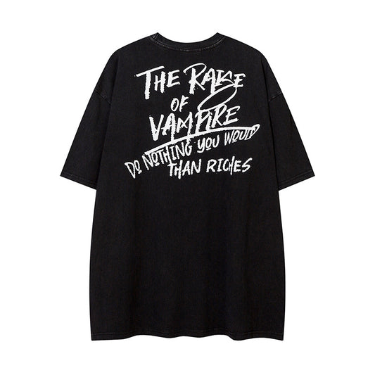 𝕃oose 𝔽it ☞𝟤𝟢𝟤𝟧 ☜美式復古趣味狗圖案男女中性T-Shirt上衣 FY36