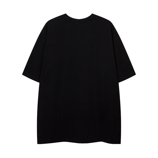 𝕃oose 𝔽it ☞𝟤𝟢𝟤𝟧 ☜美式復古設計感潮流女性人像圖案男女中性T-Shirt上衣 DA07