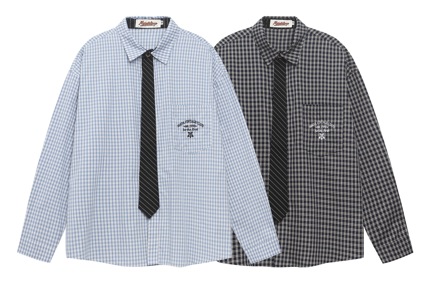 𝔼mbro 𝕊hirt𒉽2025秋冬領帶系列簡約襯衫外套IN-28