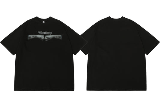 𝔽𝕦𝕤𝕚𝕠𝕟 𝔽𝕠𝕔𝕦𝕤 -ᴄʜɪᴄᴀɴᴏ♠︎悍匪♠︎ 芝加哥重磅嘻哈擊拳短袖