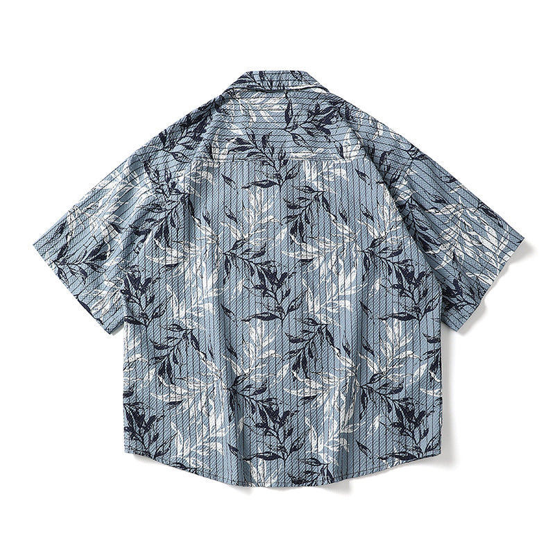 𝕃oose 𝔽it ☞𝟤𝟢𝟤𝟧 ☜日式古著民族風休閒寬鬆襯衫 PZ-0