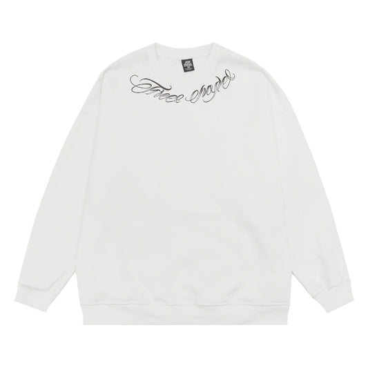 𝔽𝕦𝕤𝕚𝕠𝕟 𝔽𝕠𝕔𝕦𝕤-ᴄʜɪᴄᴀɴᴏ♠︎悍匪♠︎ 奇卡諾chicano花體字加厚大學T