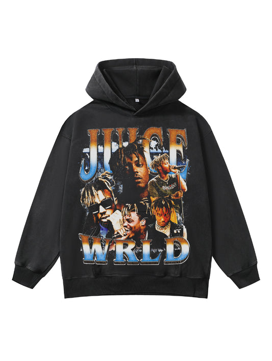 ♛𝔽𝕦𝕤𝕚𝕠𝕟 𝔽𝕠𝕔𝕦𝕤 ♛410G重磅水洗美式復古連帽大學T FZ-59