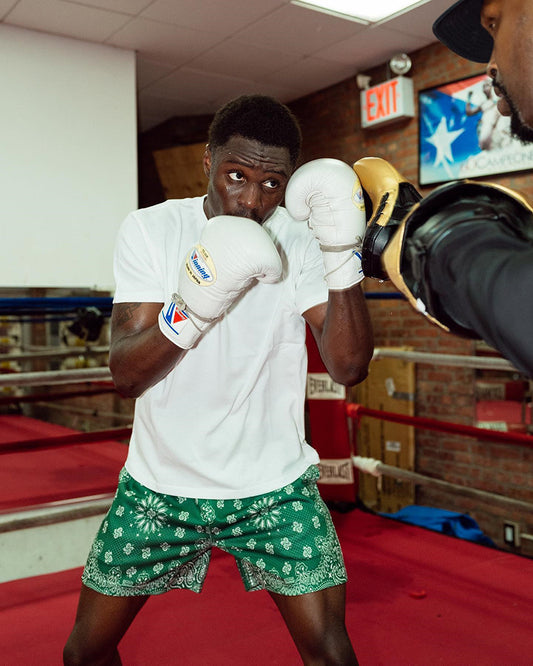 🔆𝔽𝕦𝕤𝕚𝕠𝕟 ☀ 𝔽𝕠𝕔𝕦𝕤 🔆 美式潮牌腰果花短褲男士四分褲速干網眼透氣跑步不過膝籃球運動褲(6色)