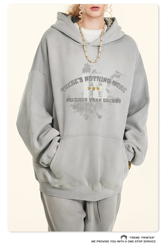 ♛𝔽𝕦𝕤𝕚𝕠𝕟 𝔽𝕠𝕔𝕦𝕤 ♛2025秋冬高磅復古水洗印花帽T B-36