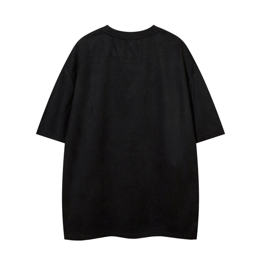 𝕃oose 𝔽it ☞𝟤𝟢𝟤𝟧 ☜美式復古骷髏骨架設計感男女中性 T-Shirt寬版上衣 JK61