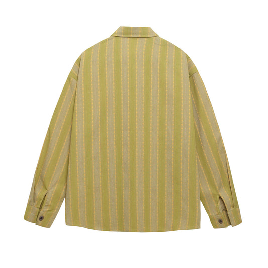 𝔼mbro 𝕊hirt𒉽2025秋冬日式可愛圖案刺繡襯衫IN-58