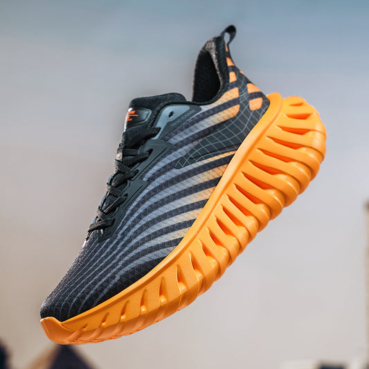 ♛𝔽𝕦𝕤𝕚𝕠𝕟 𝔽𝕠𝕔𝕦𝕤☢︎ᴄᴀꜱᴜᴀʟ ꜱɴᴇᴀᴋᴇʀ ♜*2025*春夏新款厚底隱形增高彈力支撐運動鞋 男女款 情侶款(36-44碼) GC11